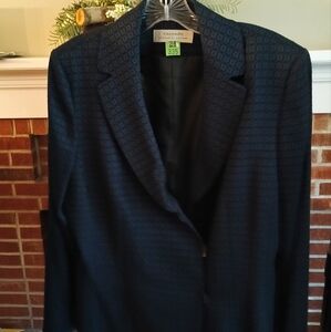 Tahari Women's Navy Blazer